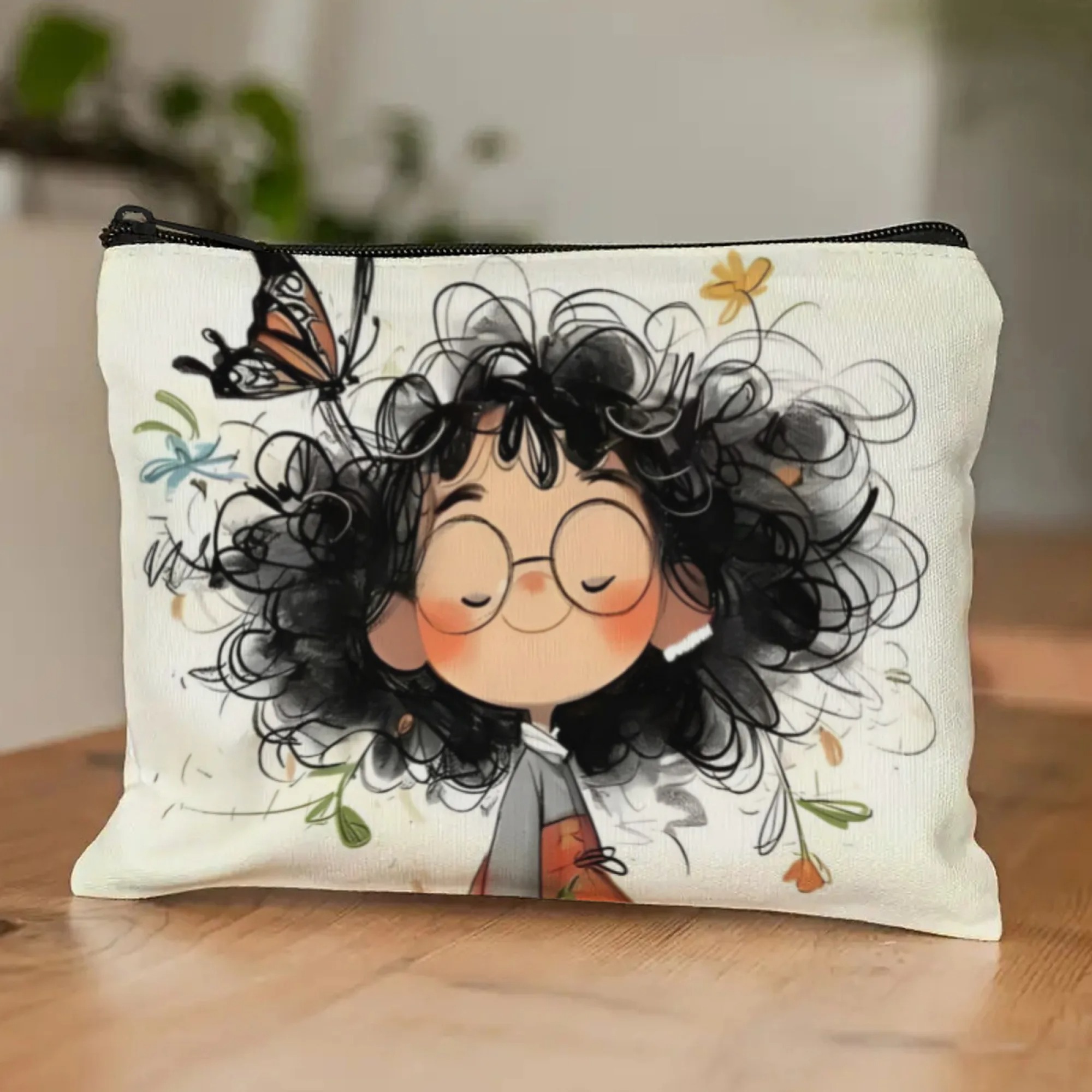 Cartoon Girl Makeup Bag Zipper – Travel Accessories Organizer Case recenzja i cena