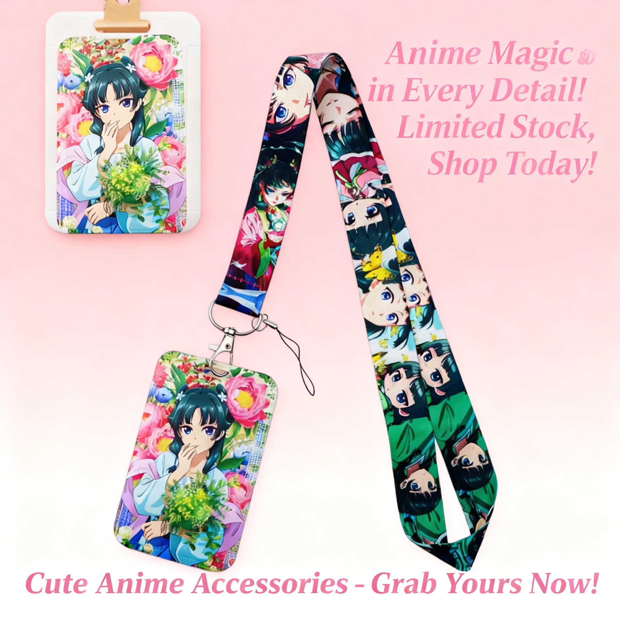 Cute Anime Girl Lanyard Neck S – Travel Accessories Store recenzja i cena