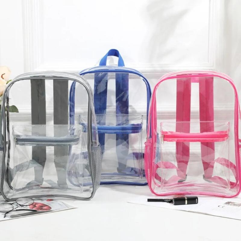 Transparent PVC Backpack Outdo – Travel Packing Accessories recenzja i cena