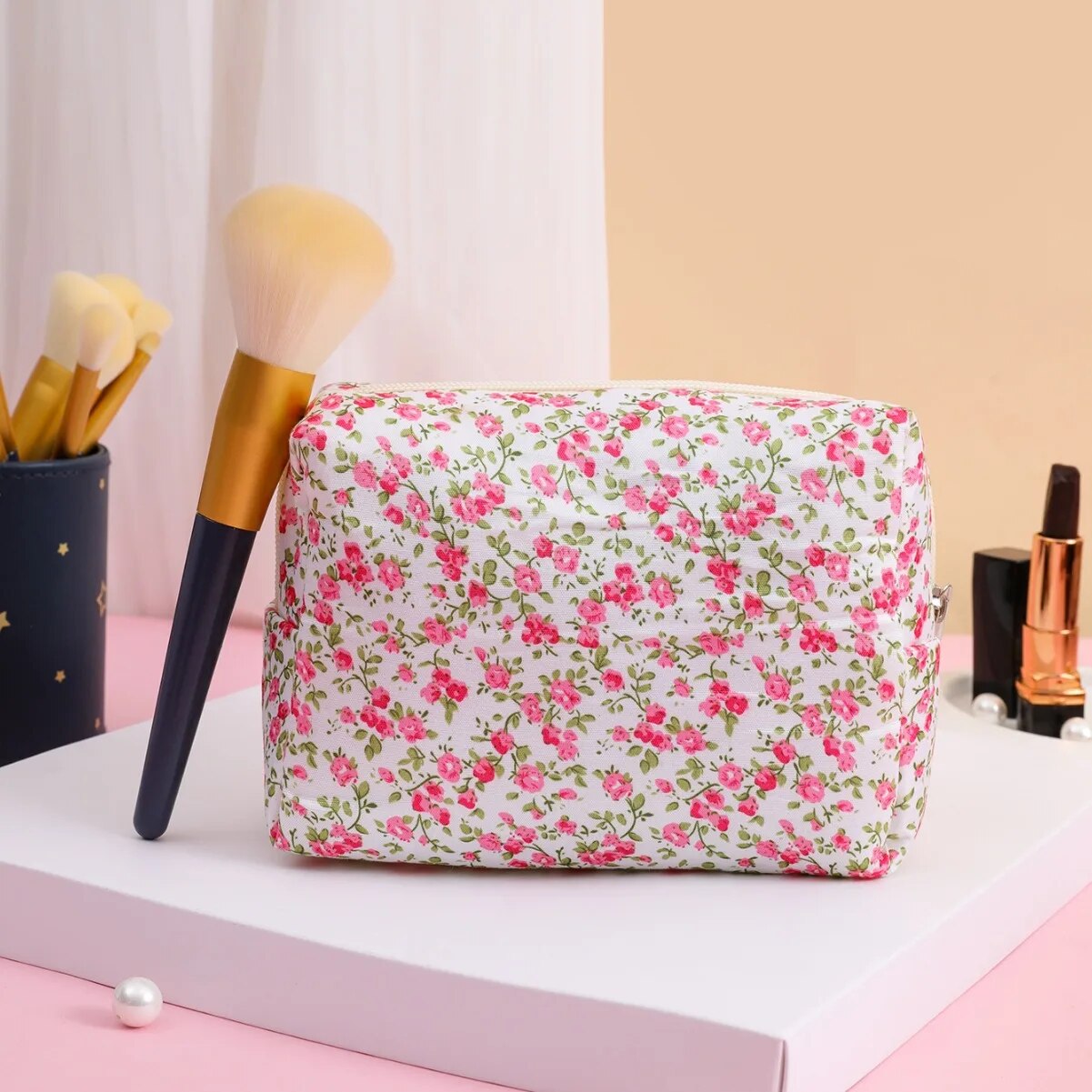 Storage Organizer Floral Puffy – Travel Accessories Needed recenzja i cena