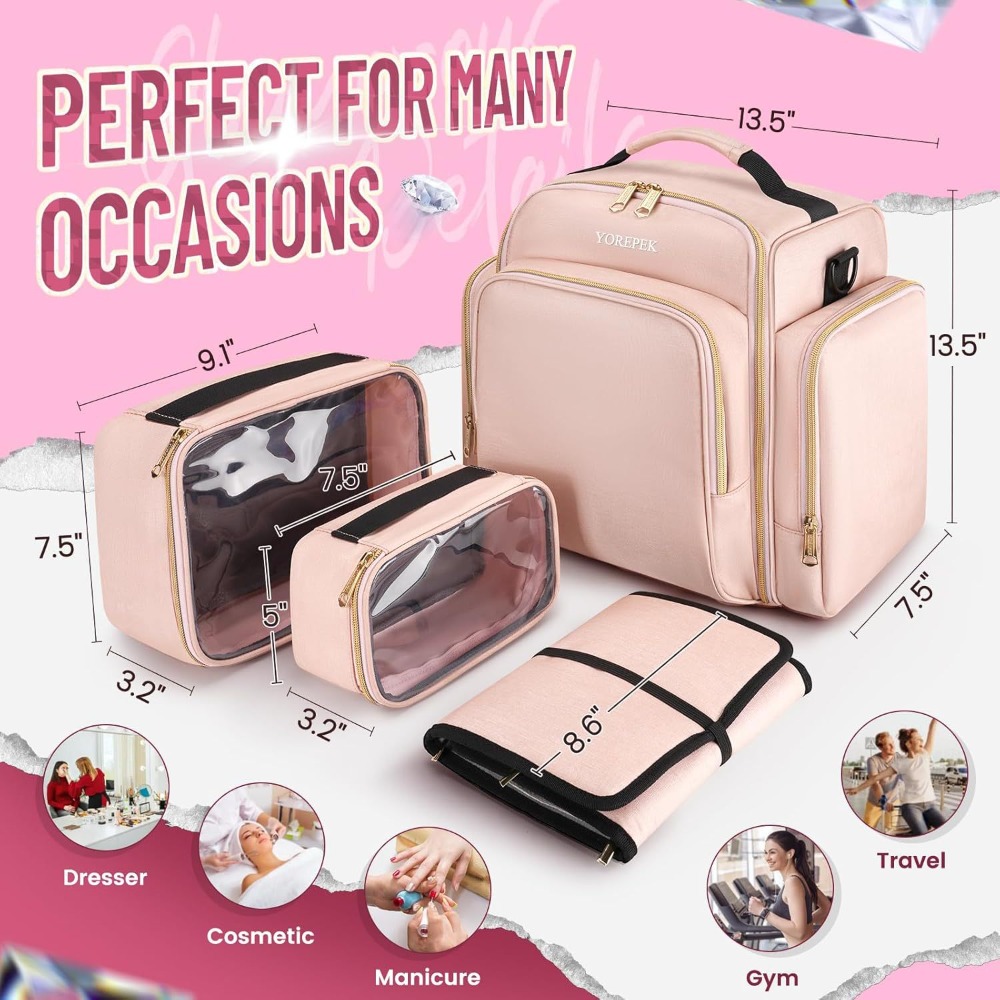 Large Travel Cosmetic Organize – Travel Accessories Jewelry recenzja i cena