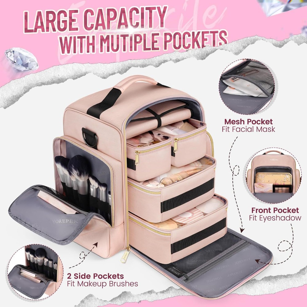 Large Travel Cosmetic Organize – Travel Accessories Jewelry recenzja i cena
