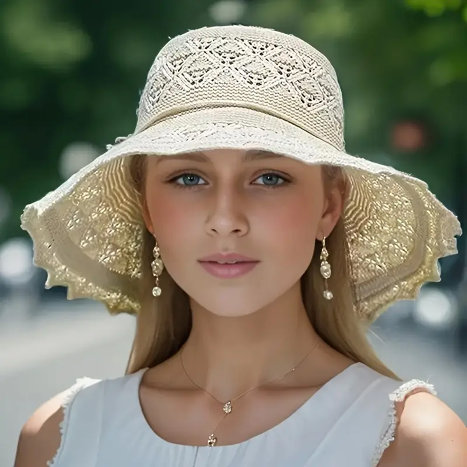 Stylish Sun Visors Summer Beac – Travel Accessories Teens recenzja i cena