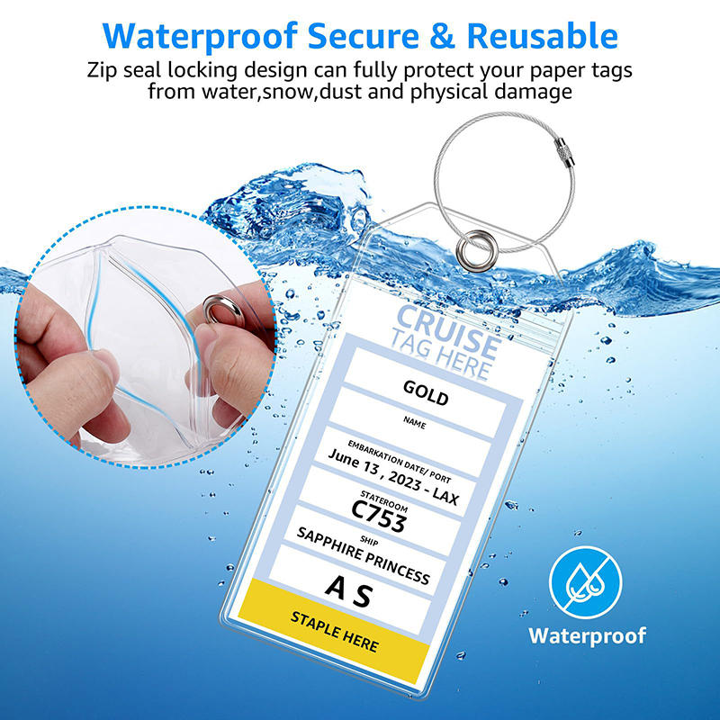 5PCS Vertical Transparent Wate – It Travel Accessories recenzja i cena