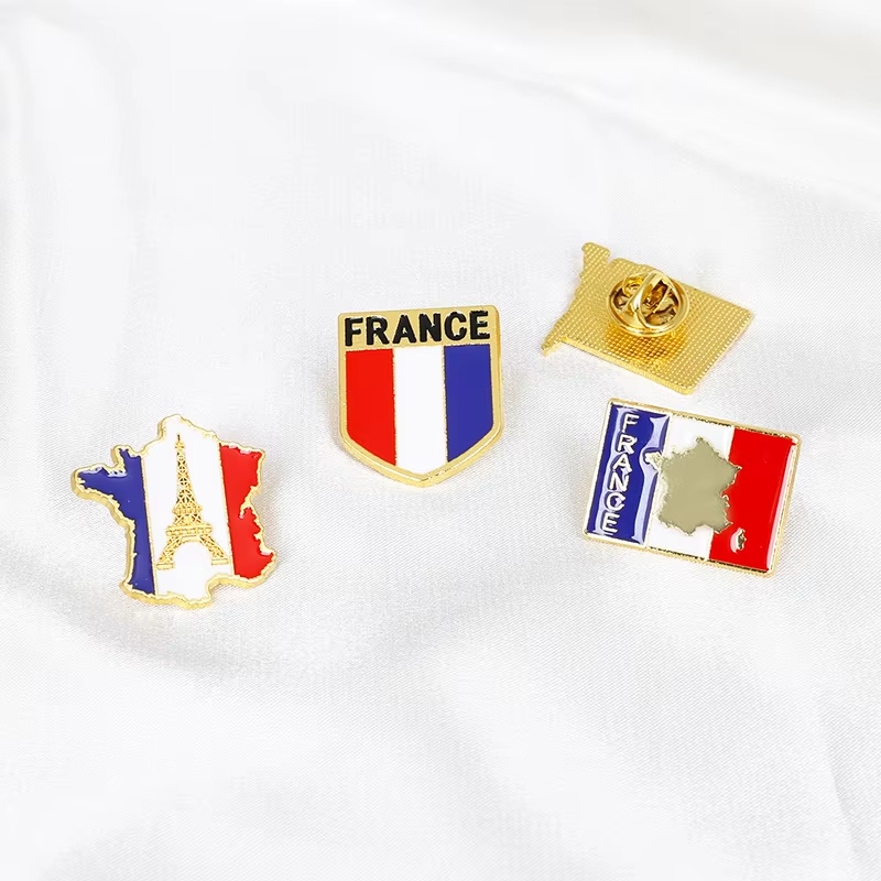 France Flag Enamel Pins Eiffel – Travel Accessories Jewelry recenzja i cena