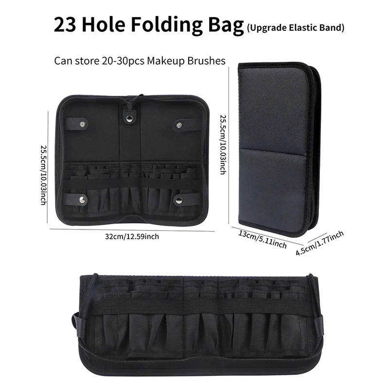 29/23 Holes Foldable Makeup Br – Travel Accessories Organizer Case recenzja i cena