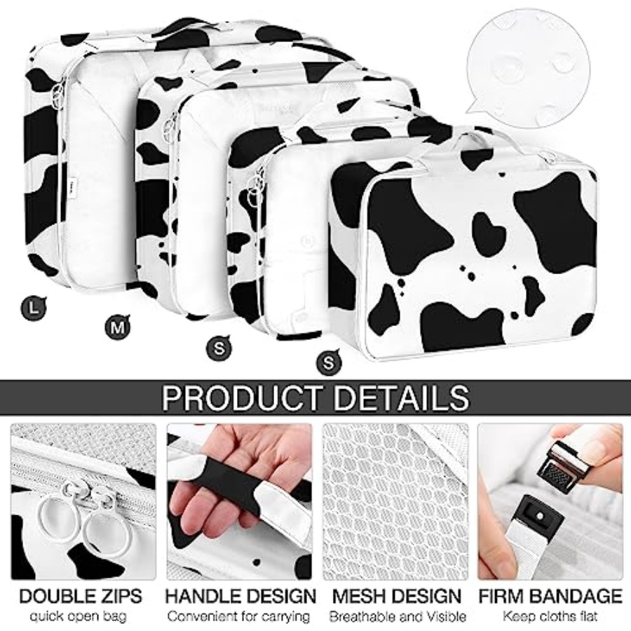 8 Set Packing Cubes for Travel – Travel Accessories Packing Cubes recenzja i cena