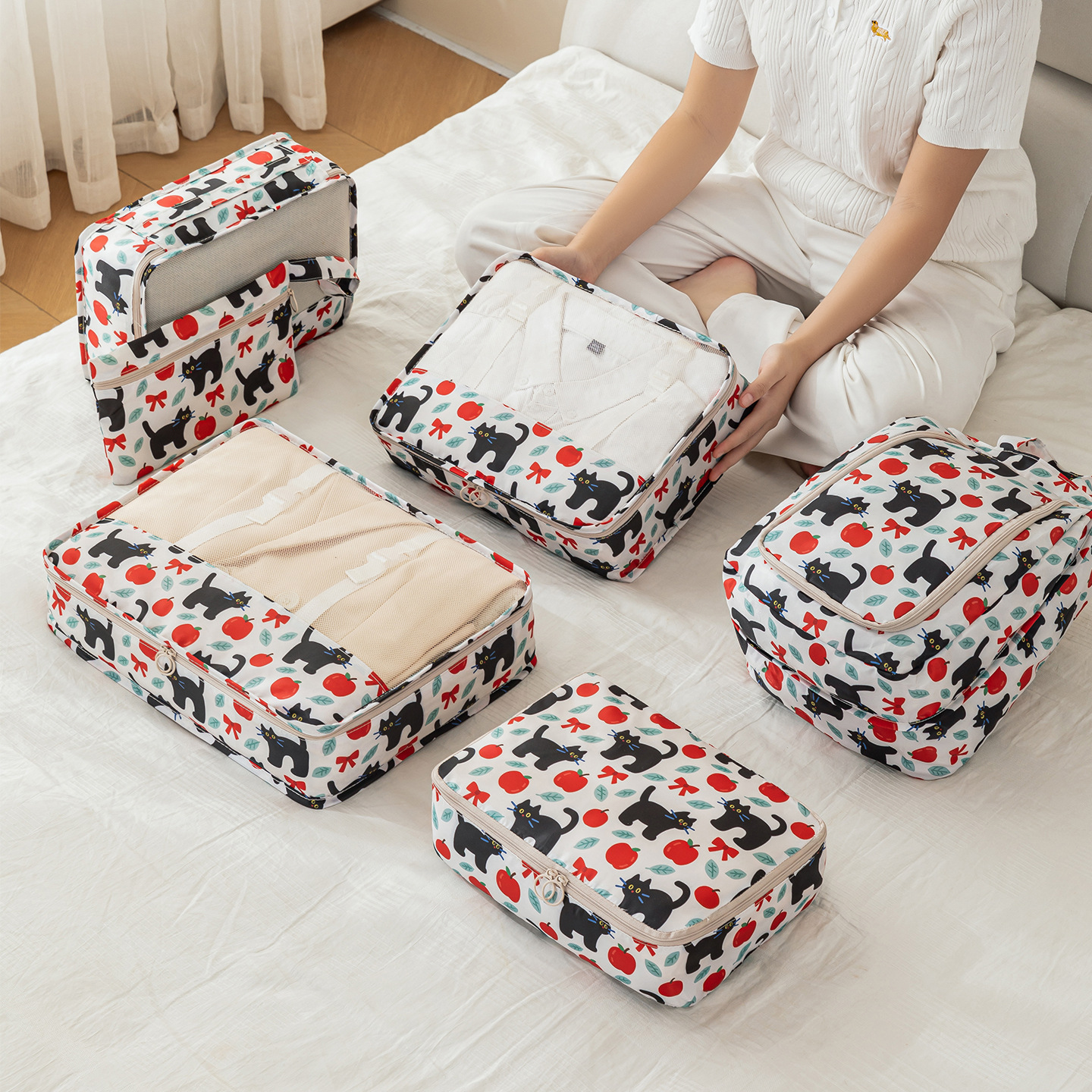 7-Piece Travel Organizer Bags  – Travel Accessories Packing Cubes recenzja i cena