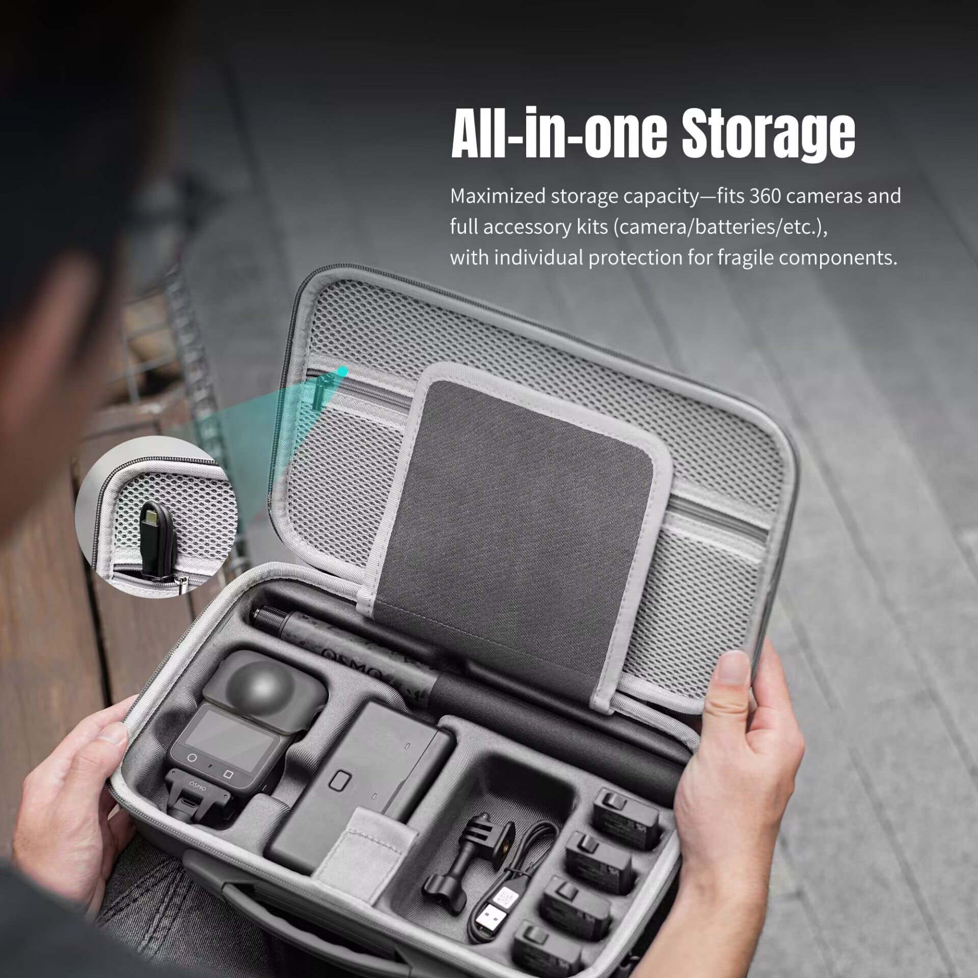 STARTRC Storage Bag for DJI OS – Travel Accessories Store recenzja i cena